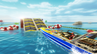 Mega Ramp Stunts Master Speed Boat Racing Games screenshot 0