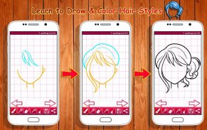 Learn to Draw Hair Styles screenshot 1