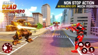 Robot Superhero Ninja Game screenshot 0