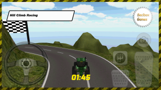 Tractor Hill Climb Juego 3D screenshot 1