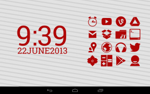 Stamped Red Icons screenshot 0