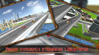 Trafik hız Yarış Şehir humma - araba oyun screenshot 3