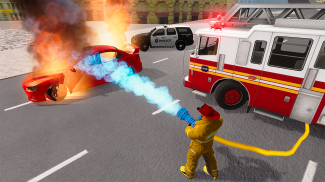 Fire Truck Driving Simulator screenshot 5