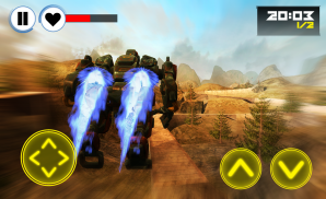 Mech Booster Hill Racer 3D screenshot 0