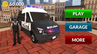 American Police Van Driving screenshot 2
