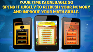 Monster Math - math drills screenshot 0