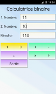 Calculatrice Binaire screenshot 2