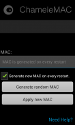 ChameleMAC - Change Wi-Fi MAC screenshot 2