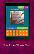 Fun Tricky Words Quiz screenshot 6