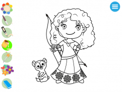 Jeux de coloriage princesses screenshot 5