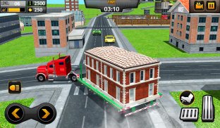 Mobile Home Transporter Truck: House Mover Games screenshot 7