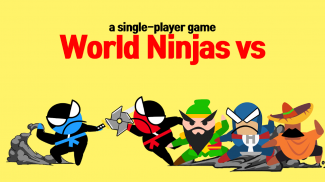 Jumping Ninja Battle - Two Player battle Action screenshot 2