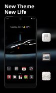 موضوع خودرو Black sports car POCO F1 screenshot 1