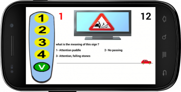 Driver's license exam 01 screenshot 4