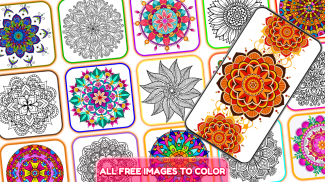 Mandala Color by Number Book screenshot 2