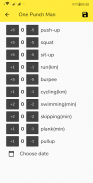 OPM Exercise Tracker screenshot 2