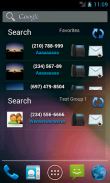 Contacts in a list widget screenshot 9