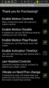 SmartWatch Motion Headset Ctrl screenshot 2