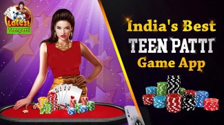Latest Teen Patti - Free Online Indian Poker Game screenshot 0