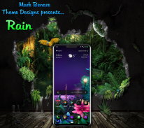 Rain Theme for LG G8, V40, V50 V60 UX9 screenshot 2