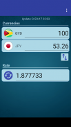 Japan Yen x Guyanese Dollar screenshot 1