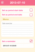 Period Tracker screenshot 1