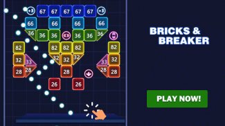 Blocos Brick Ball Fun-Crush screenshot 2