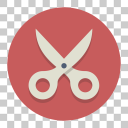Cortador de círculos (perfil, creador de iconos) Icon