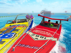 Mega Ramp Stunts Master Speed Boat Racing Games screenshot 9