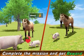 Wild Horse Family Simulator screenshot 11