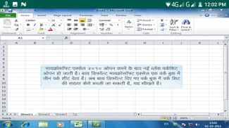 Learn M S Excel 2010 in Hindi screenshot 2