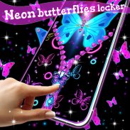 Neon butterflies zip locker screenshot 3