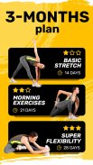 Stretching exercise. Flexibility training for body screenshot 2