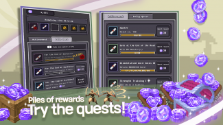 Chat RPG: Plus - Idle Text RPG screenshot 1