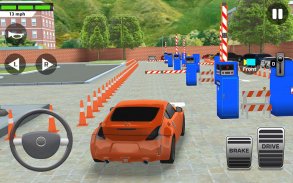 City Car Driving & Parking School Test Simulator screenshot 3