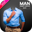 Man Blue Shirt Photo Suit Editor - Formal Shirts Icon