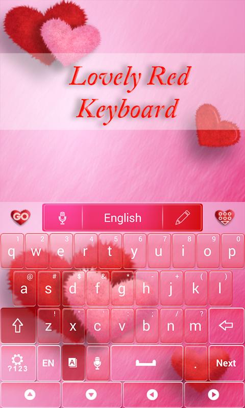 Lovely Red GO Keyboard Theme - APK Download for Android | Aptoide