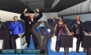 Presiden pesawat membajak agen rahasia game FPS screenshot 3