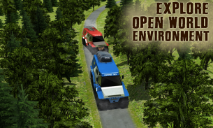 8 roda truk Rusia yang Simulator:Offroad Permainan screenshot 3