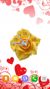 Rose Flower Clock screenshot 0