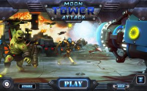 Moon Tower Attack– oorlogsspel screenshot 0