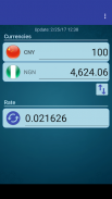 Chinese Yuan x Nigerian Naira screenshot 2