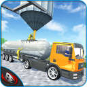 Offroad Truck Oil Transporter Icon