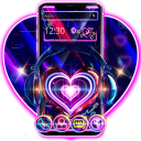 Neon Music Love Heart Theme