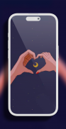 Finger Heart Wallpaper screenshot 2