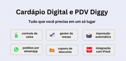 Cardápio Digital e PDV Diggy