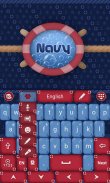 Navy Go Keyboard screenshot 5