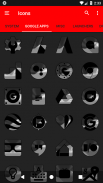 Half Light Black Icon Pack ✨Free✨ screenshot 19