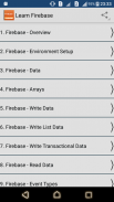 Learn Firebase screenshot 0