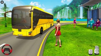 Coach Bus Driving Bus Game screenshot 2